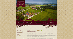 Desktop Screenshot of ferienhaus-waging.de